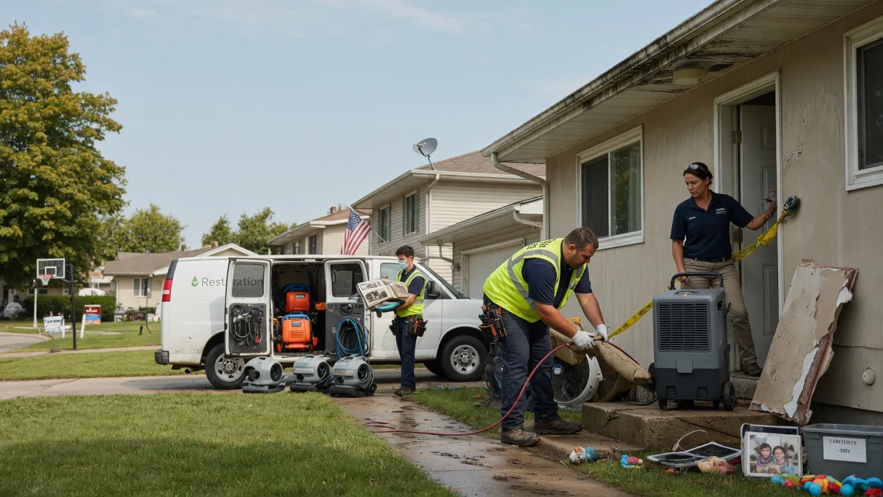 Water Damage Restoration in Gridley, IL near me